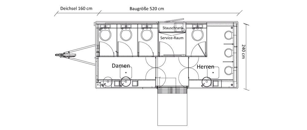 SANITÄR-TRAILER FTT 520 VIP
